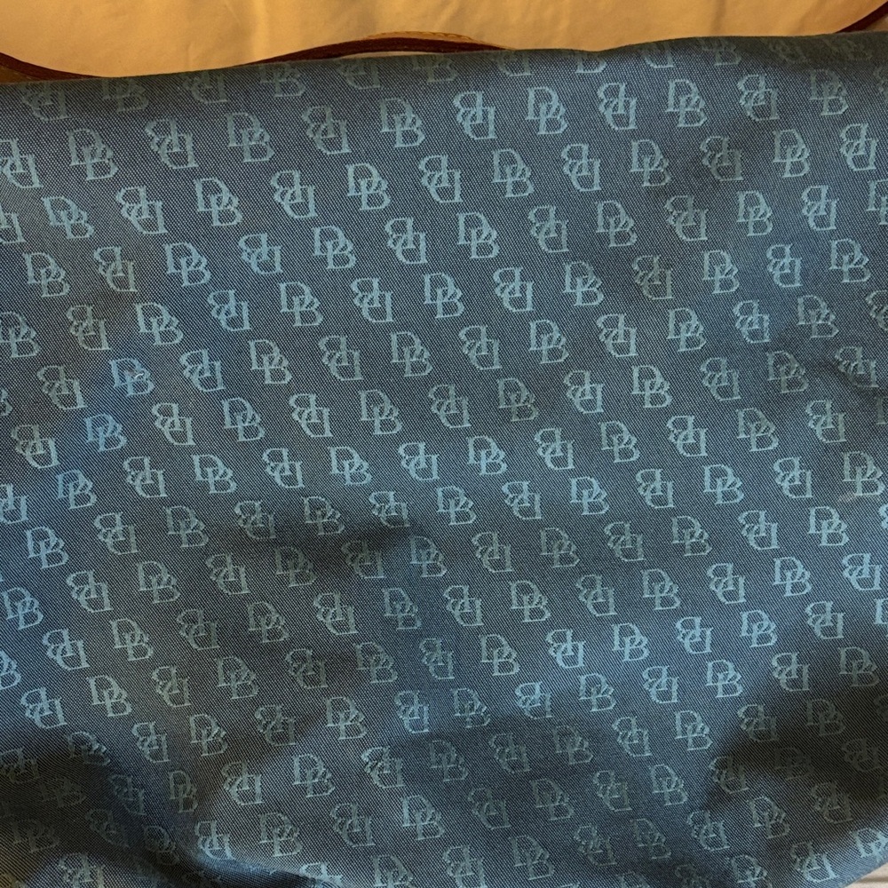 Dooney & Bourke Teal Monogram Scarf